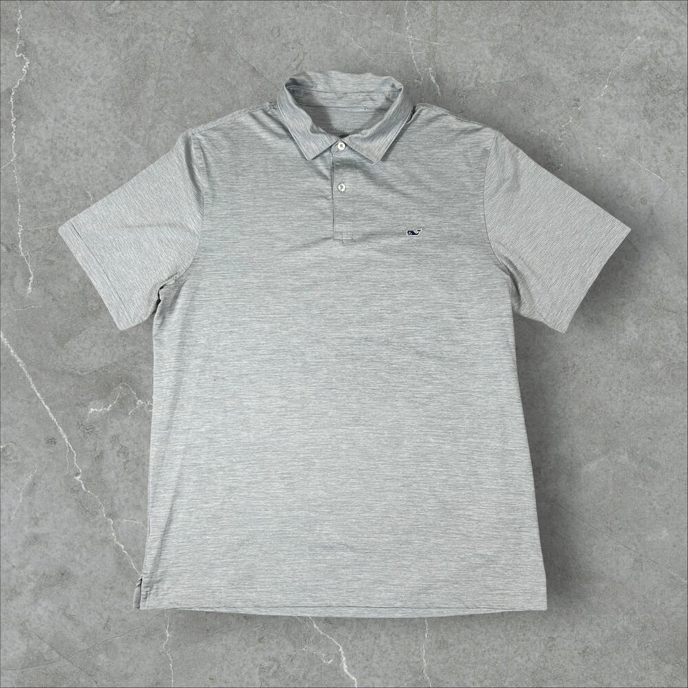 Vineyard Vines Performance Size Large Golf Athletic Performance Polo T-Shirt